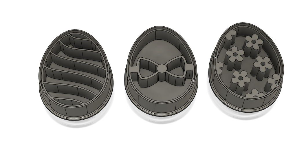 Easter egg cookie cutter by Bavoj Download free STL model