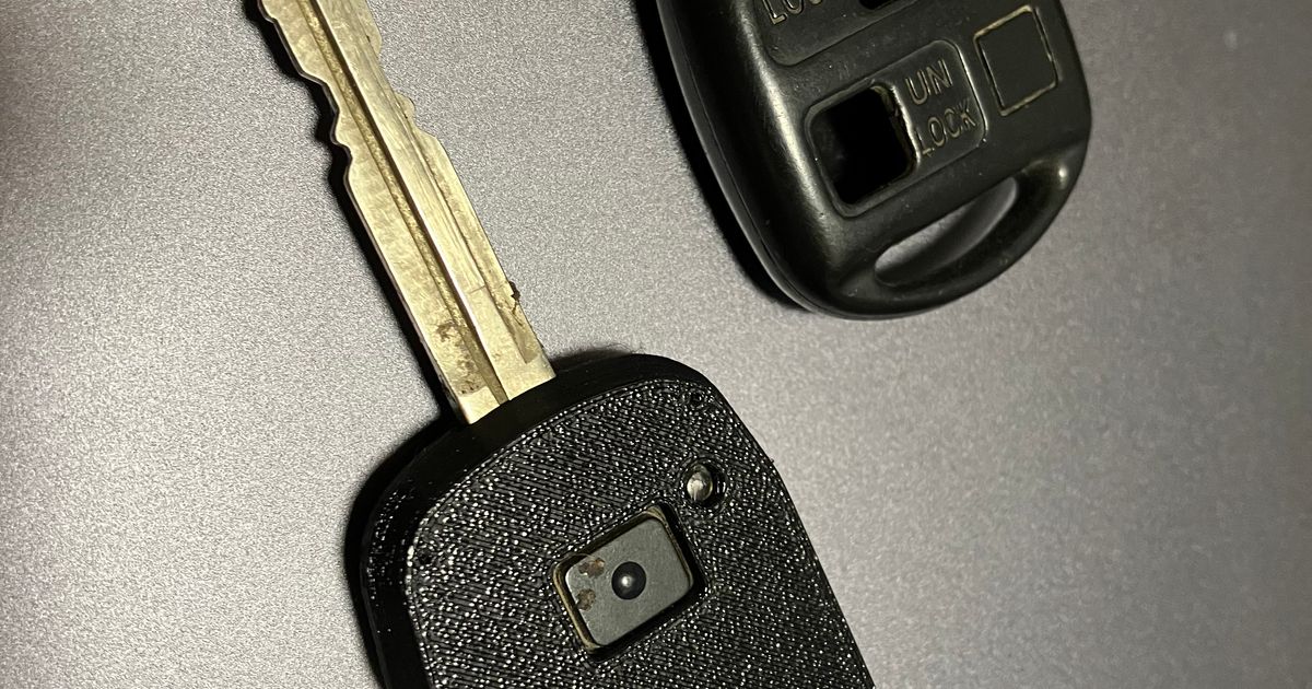 Toyota Car Key Enclosure Replacement by staehli4 | Download free STL ...