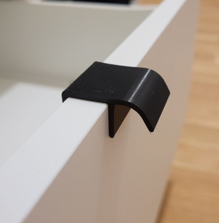 Ikea Door screwless Handle/Knob for Platsa, Pax, Enhet, Kallax,... 16,5mm