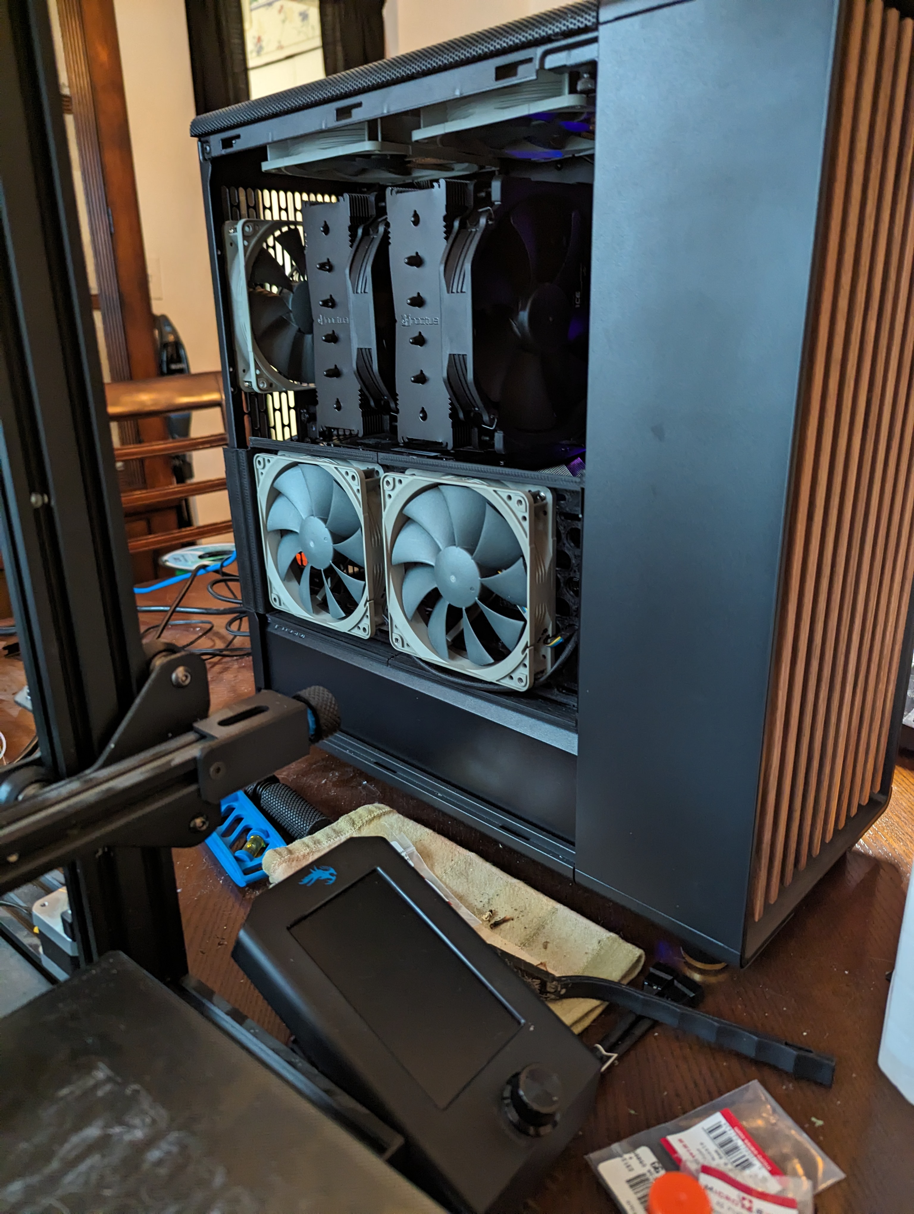 Low Profile 120mm Fan Shroud for Fractal North