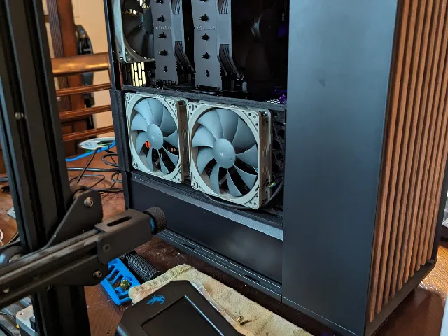 Low Profile 120mm Fan Shroud for Fractal North