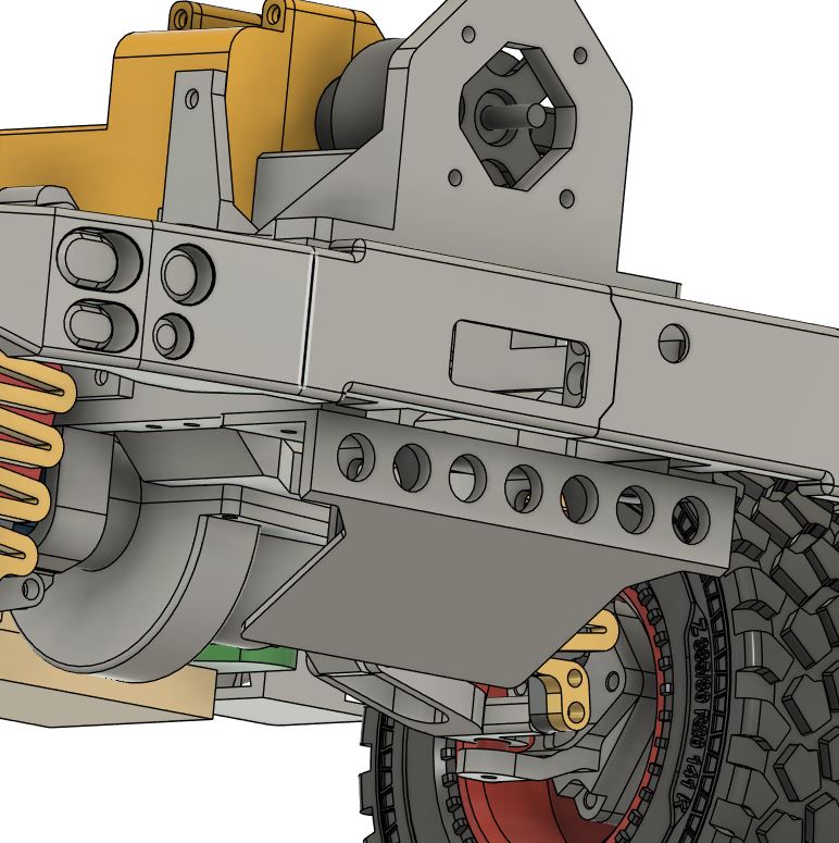 UNIMOG front guard (RC CAR / RC TRUCK)