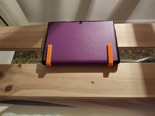 Tablet holder for bunk bed-bed frame