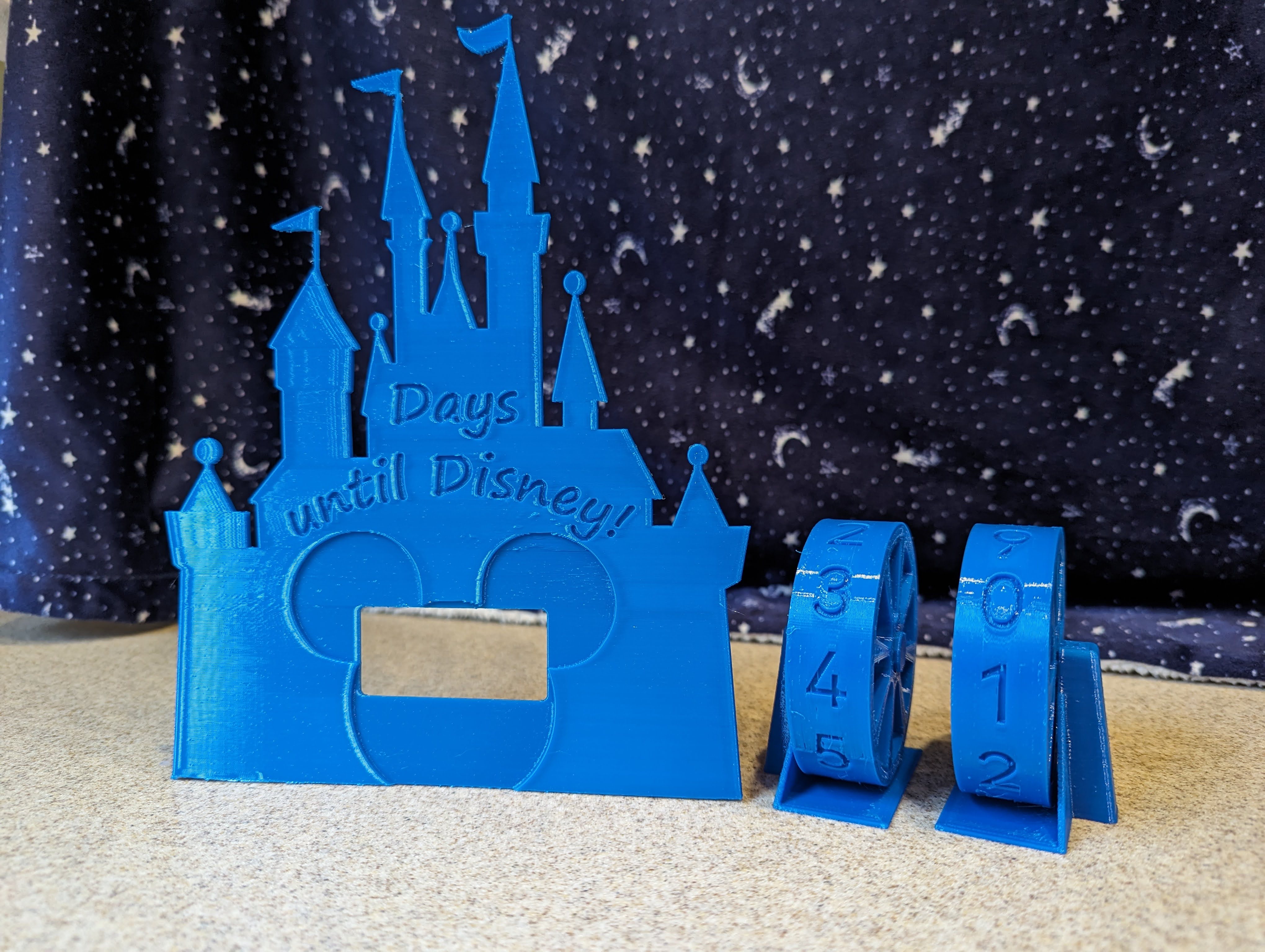 Miniatura 2 do modelo 3D Disney Countdown Castle