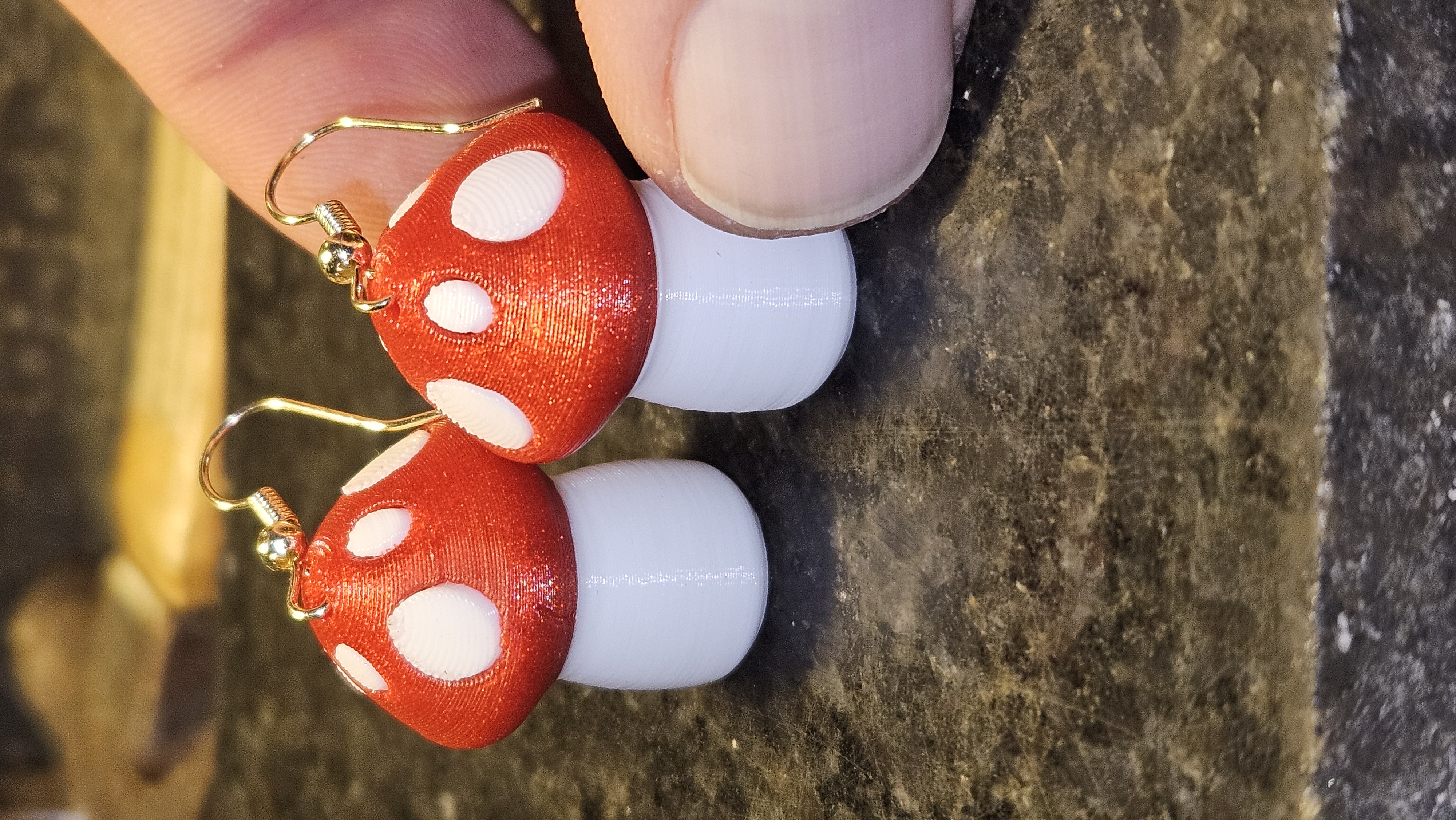 Miniatura 3 do modelo 3D Mushroom Earrings