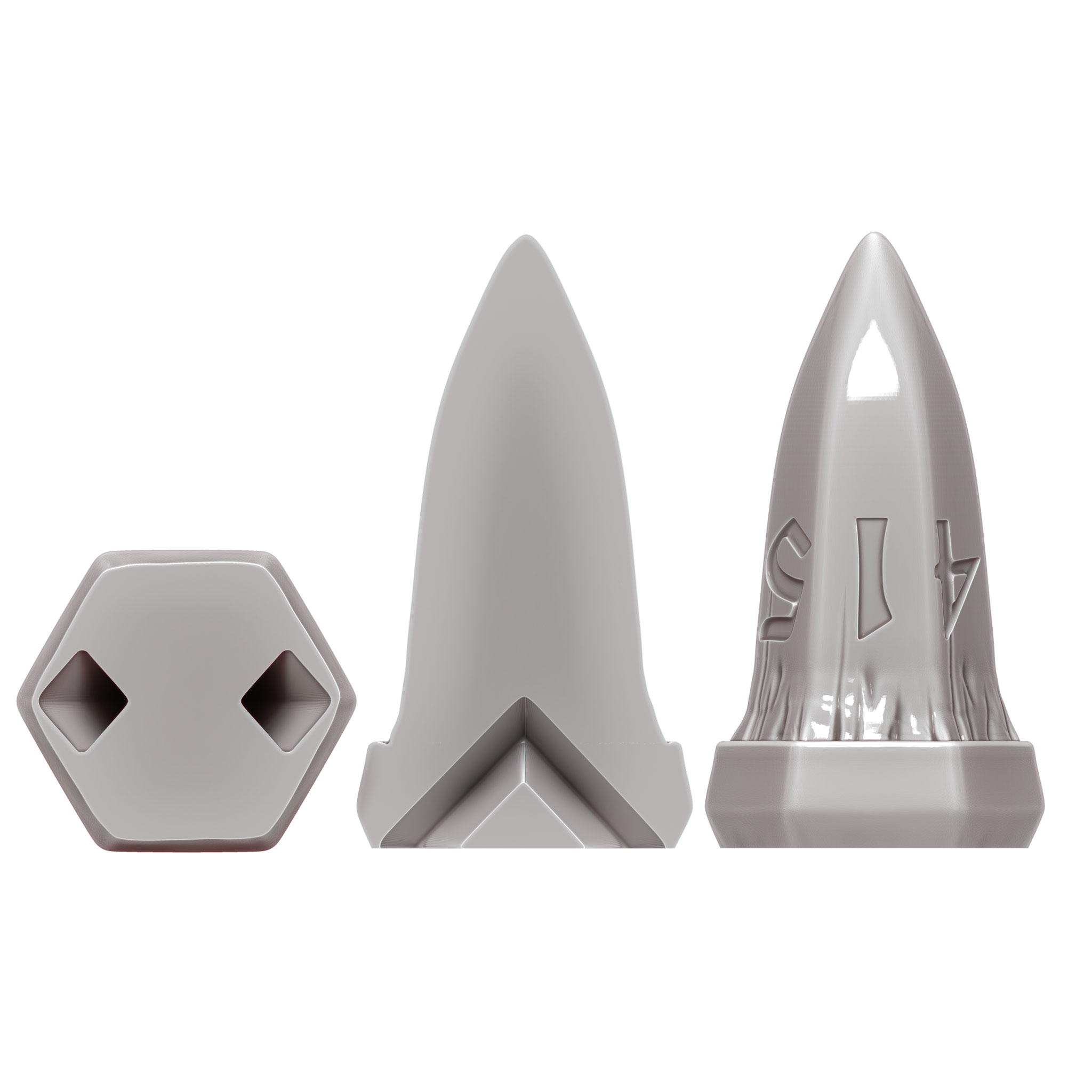 Miniatura 6 do modelo 3D Dragon Teeth Dice Set