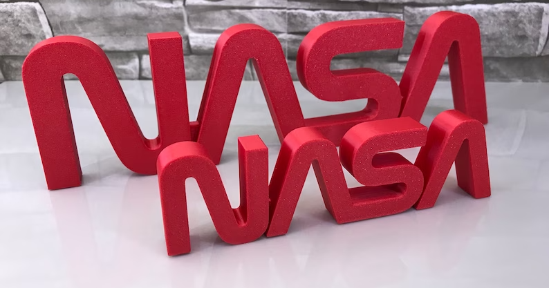 Nasa worm logo by Aztairya | Download free STL model | Printables.com