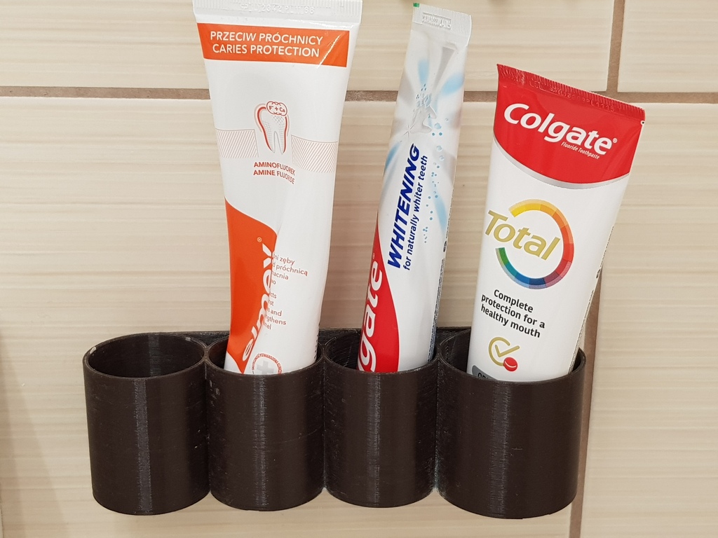 Simple toothpaste holder, hanger, shelf by Osfald Download free STL