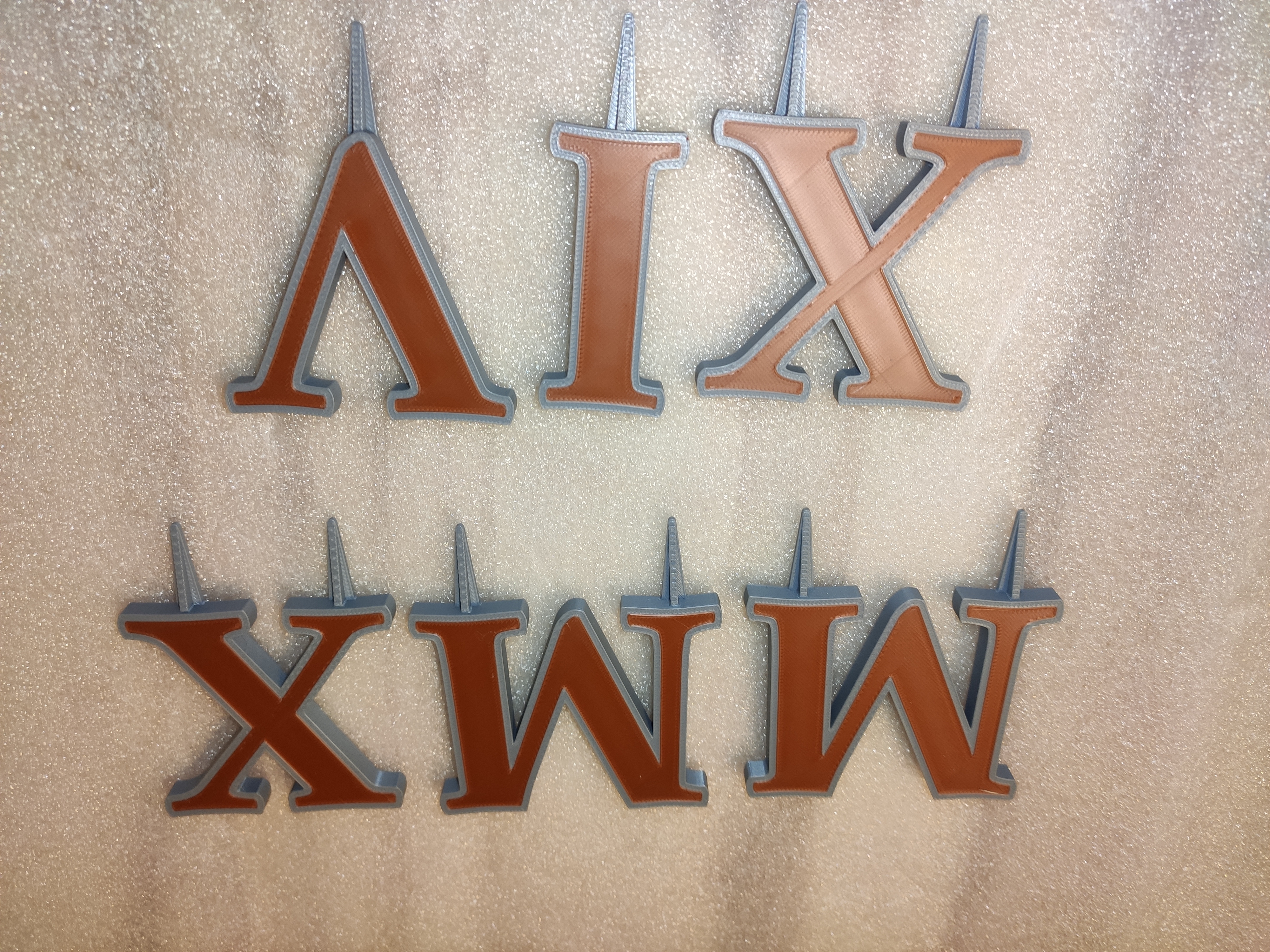 Decorative Roman Numerals