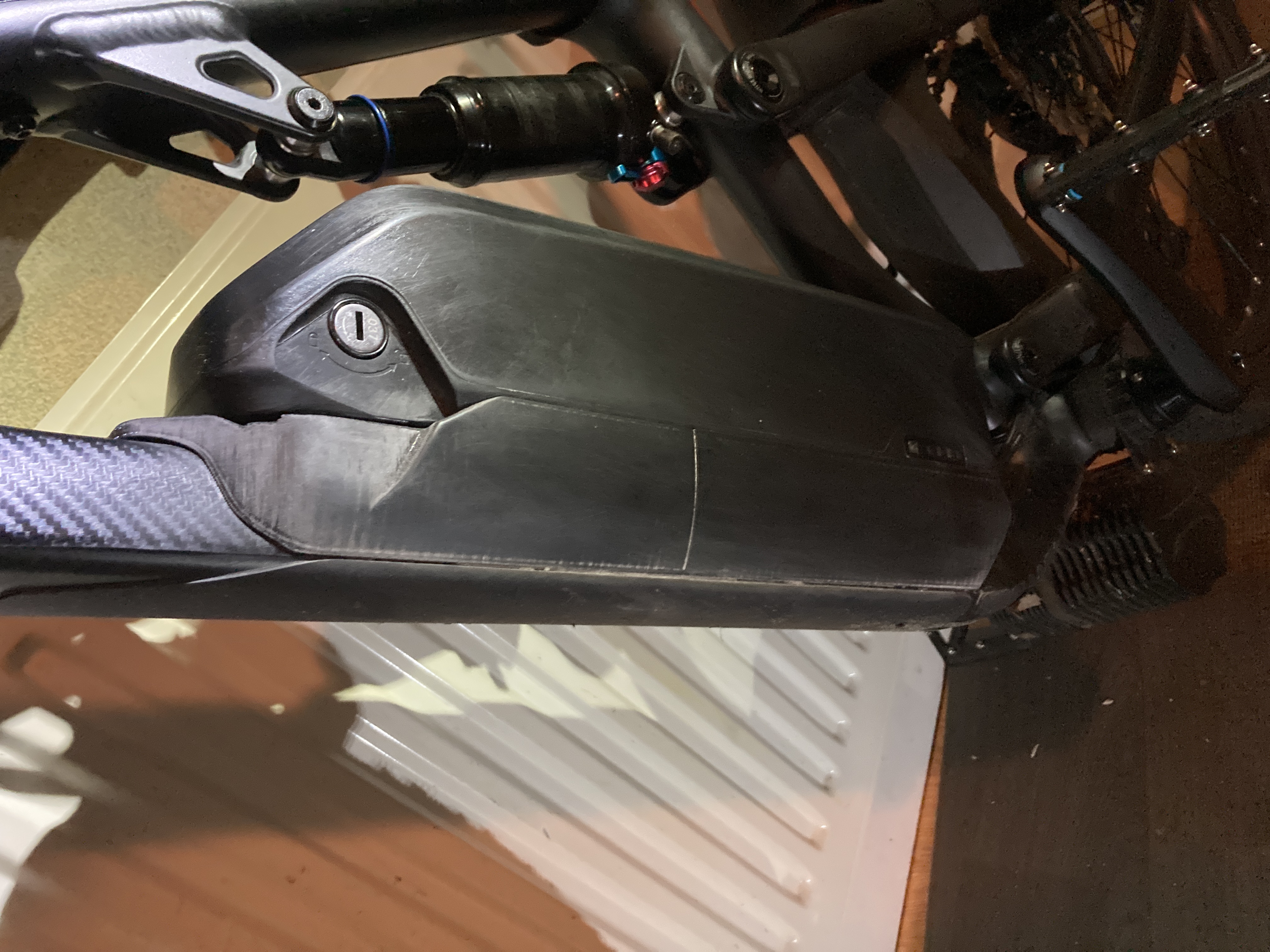 Ebike Battery Downtube spacer V2