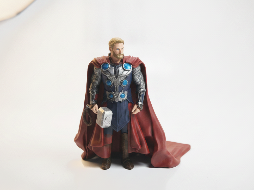 Asgardian Thor Figurine Marvel Superhero 3D Printable