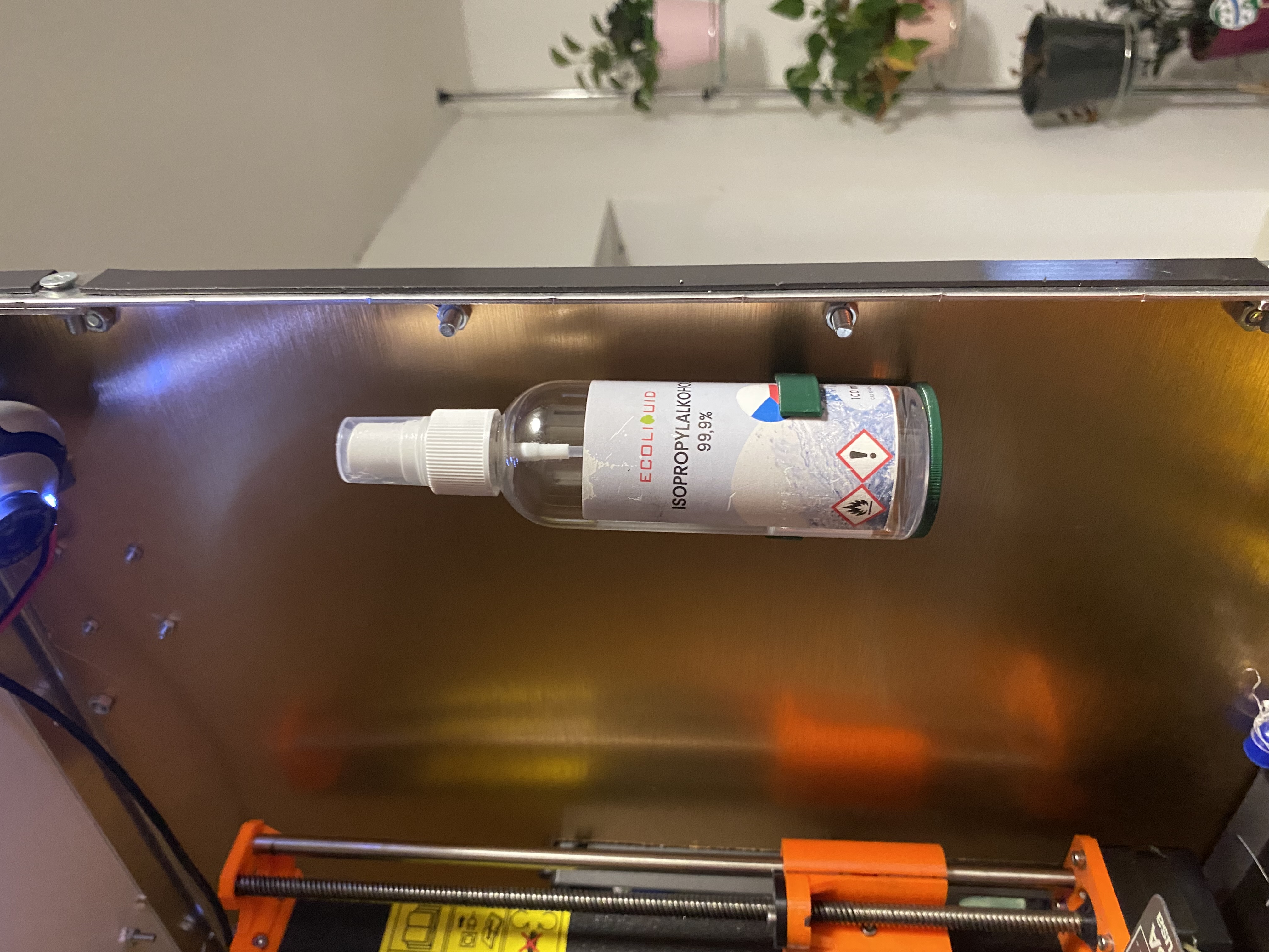 Holder for cleaner
