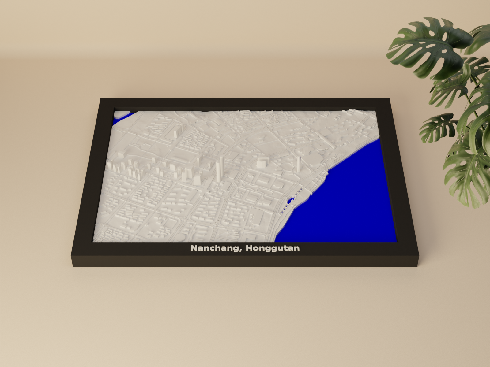 Nanchang, Honggutan, China - 3D Miniature