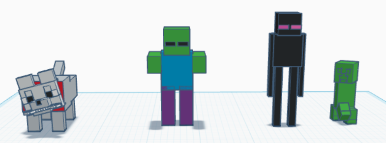 Minecraft mob pack (separate files included.)
