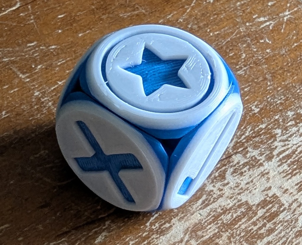 Weight insert for the COLORFUL DICE- DADO MULTICOLOR