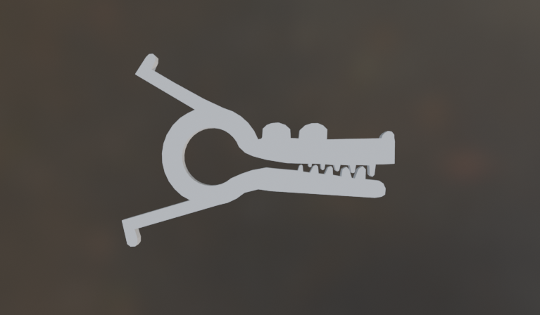 Crocodile Bag Clip