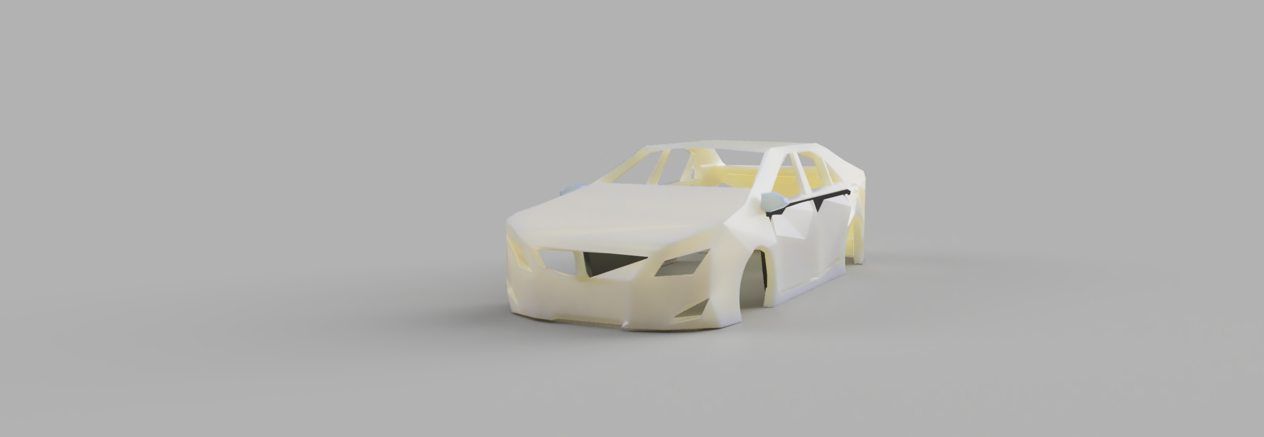 Low-Poly Toyota Camry Model