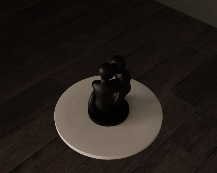 Miniatura 9 do modelo 3D Lovers Intertwined