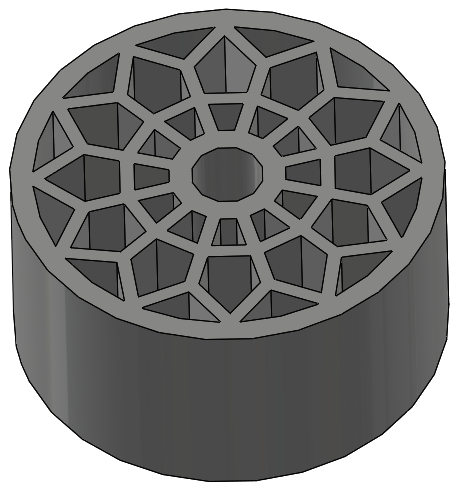 Distanzhalter / Spacer 5-110mm d10mm D60mm