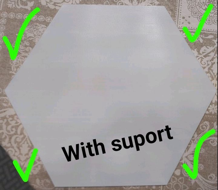 Suported Hexagon insulation panel