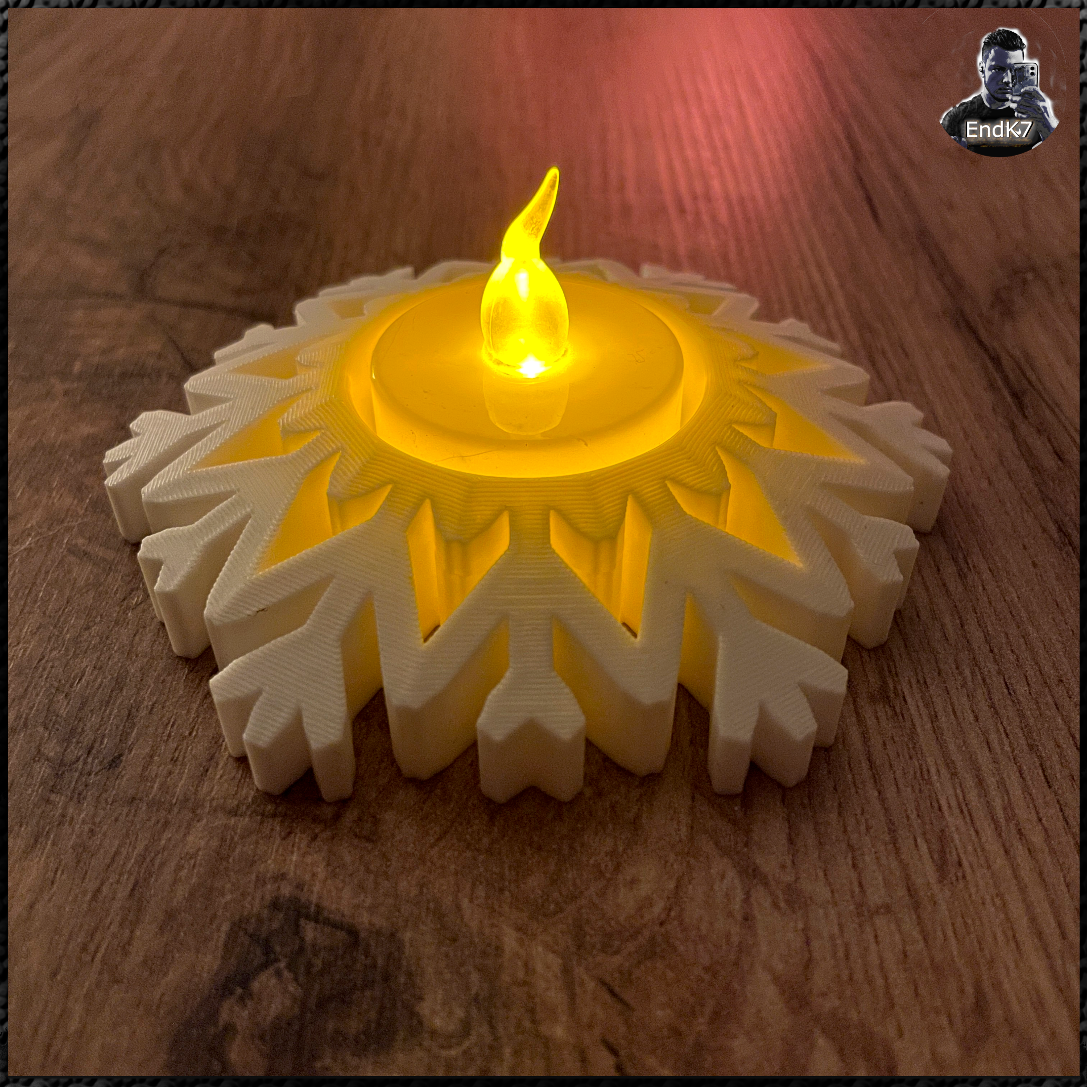 Snowflake Tealights — miniatura 4