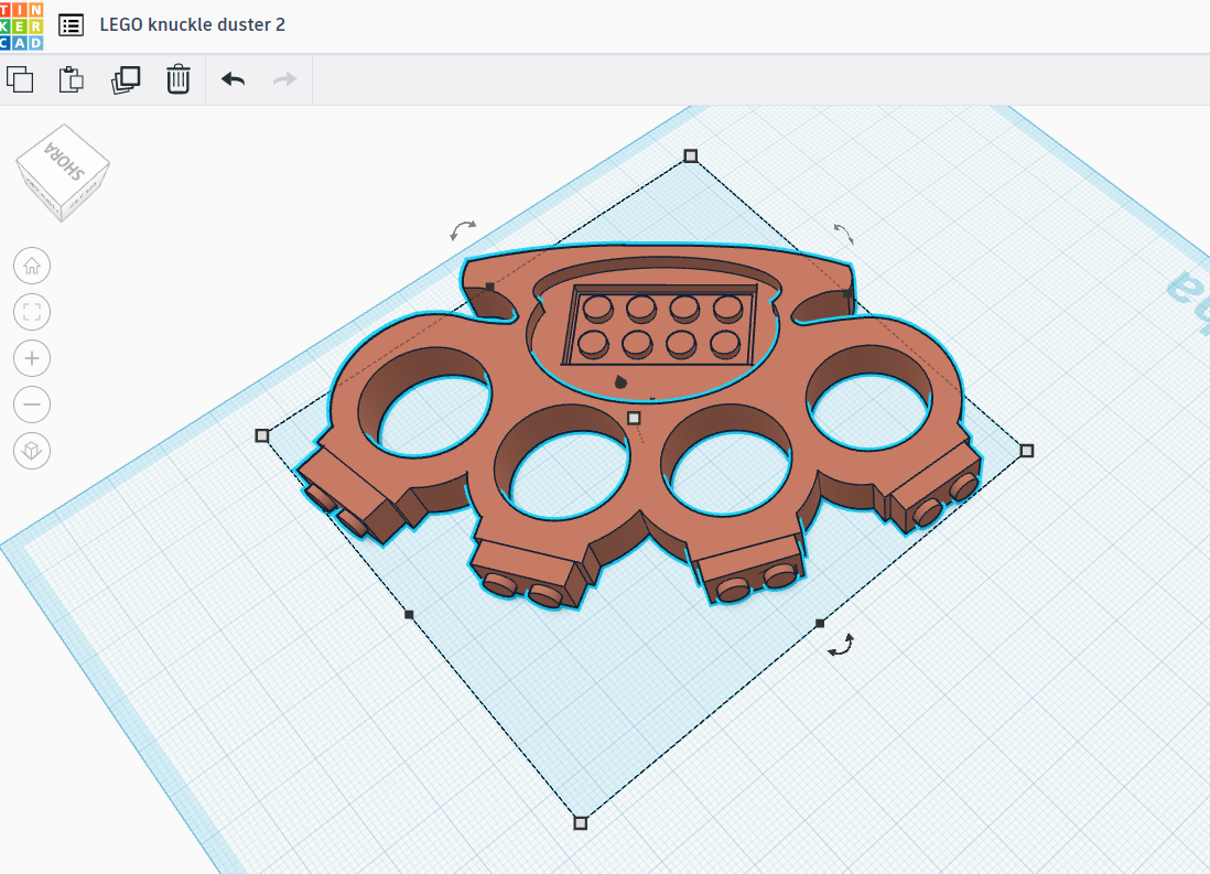 Miniatura 3 do modelo 3D lego knuckle duster