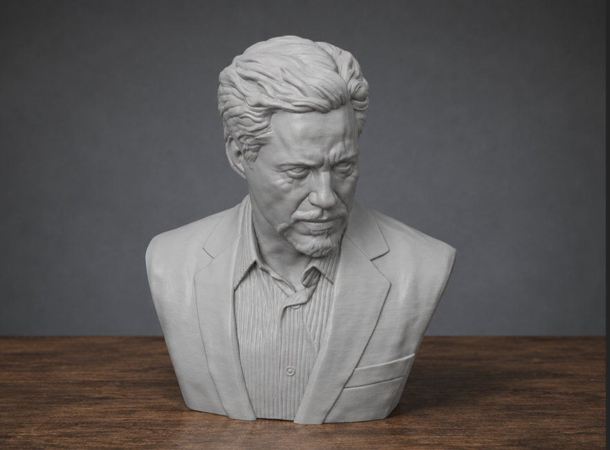 Robert Downey Jr. Bust Statue