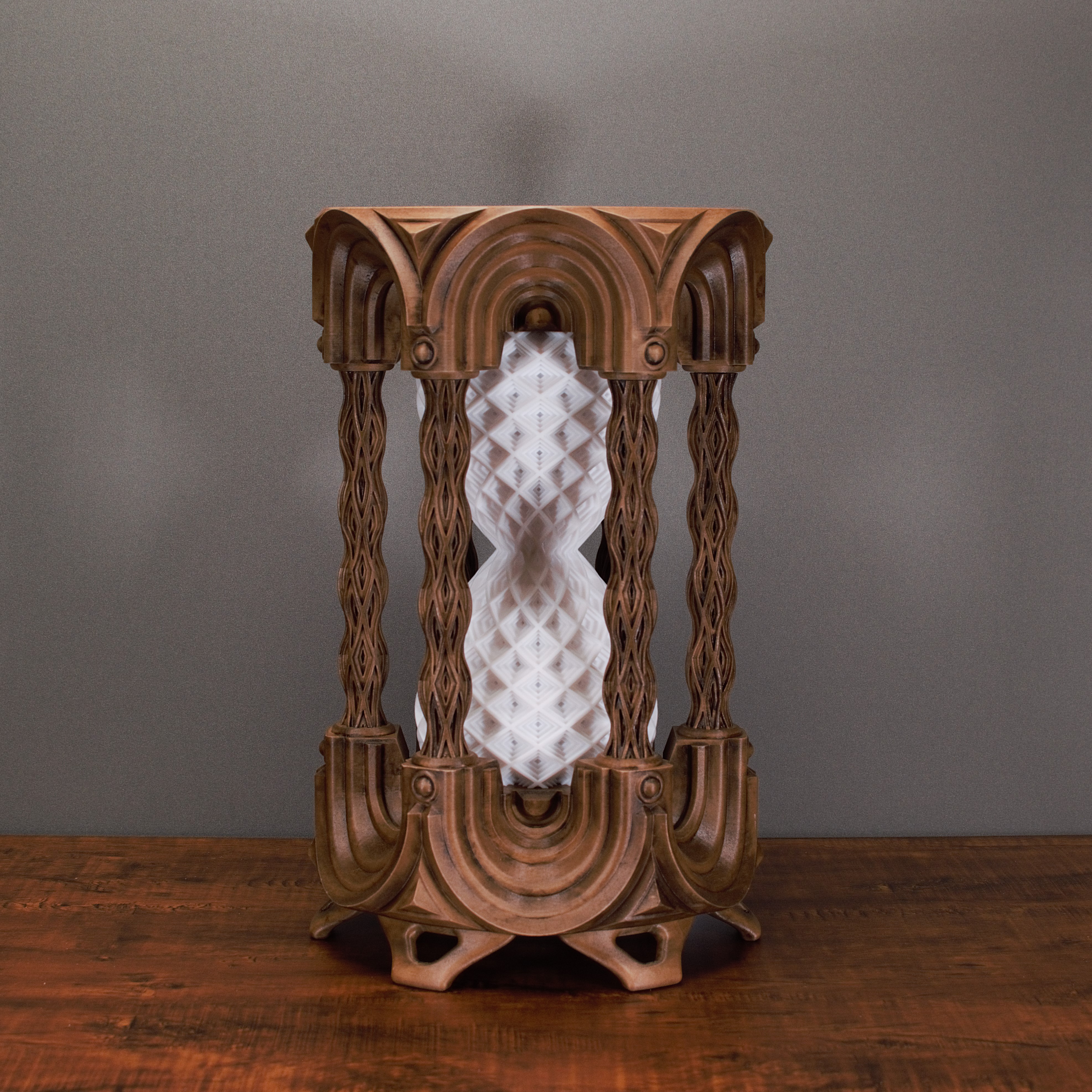 Hourglass Lamp