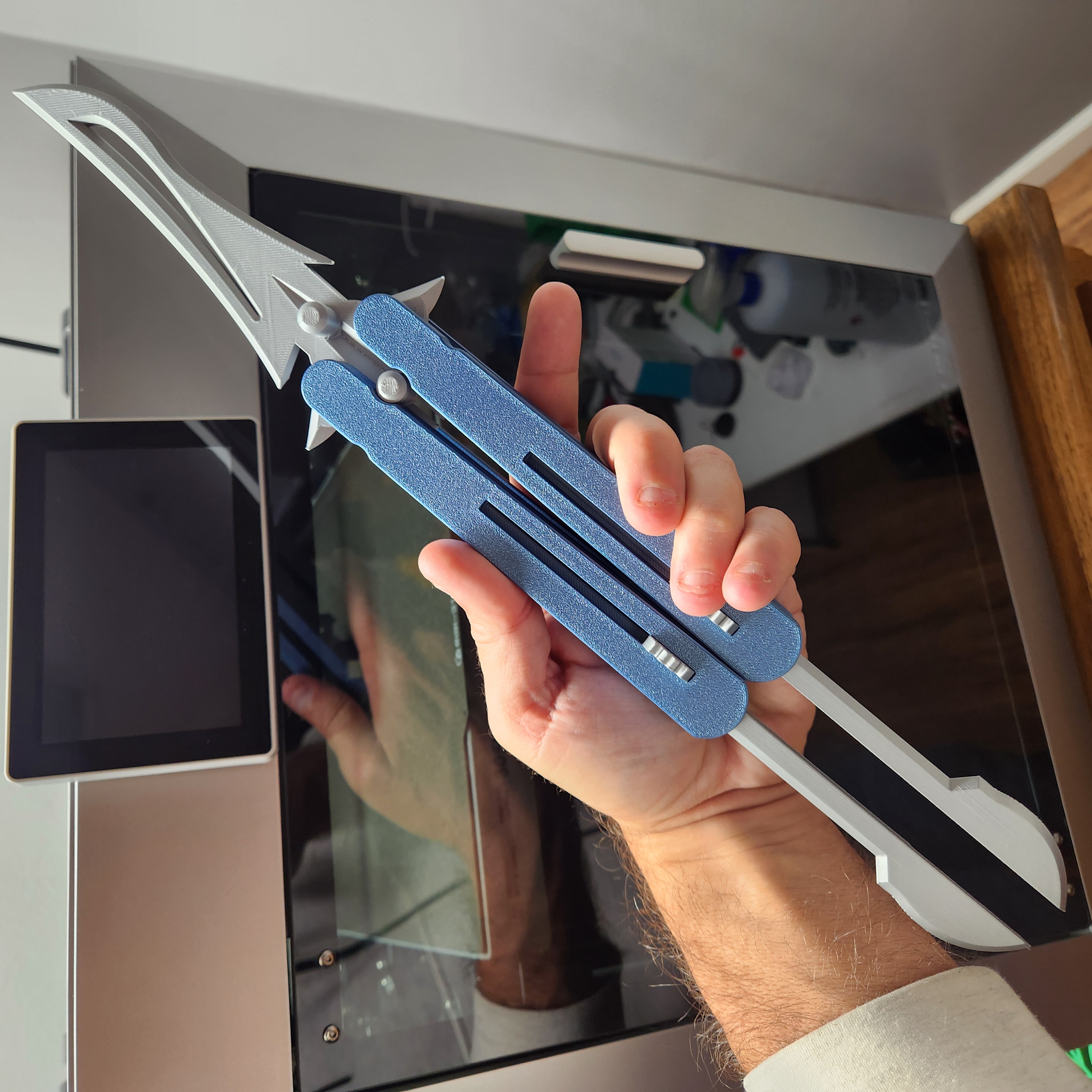 Butterfly Knife 3 Bladed Balisong Snap Together