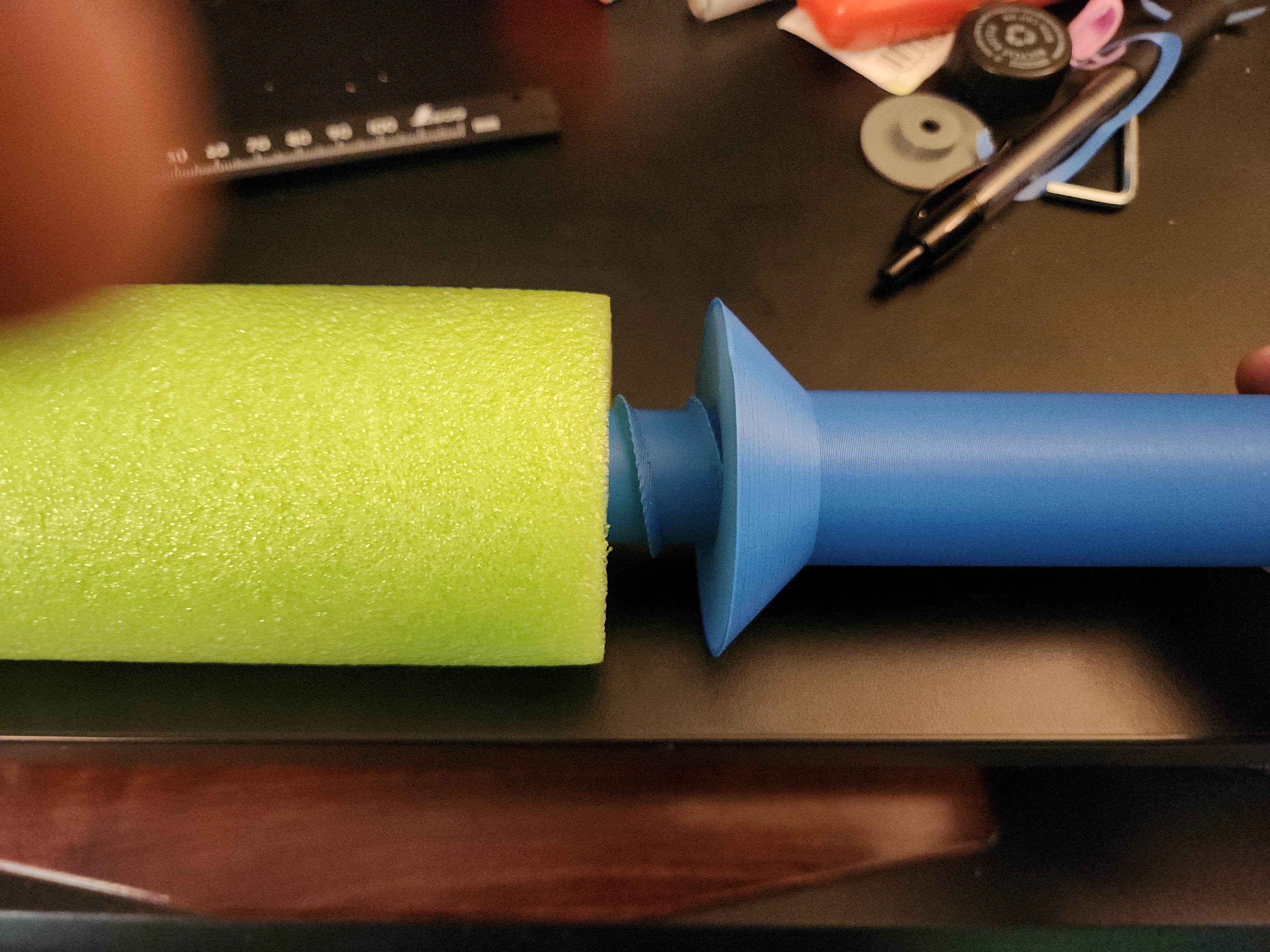 Threaded Pool Noodle "sword" handle — thumbnail 4