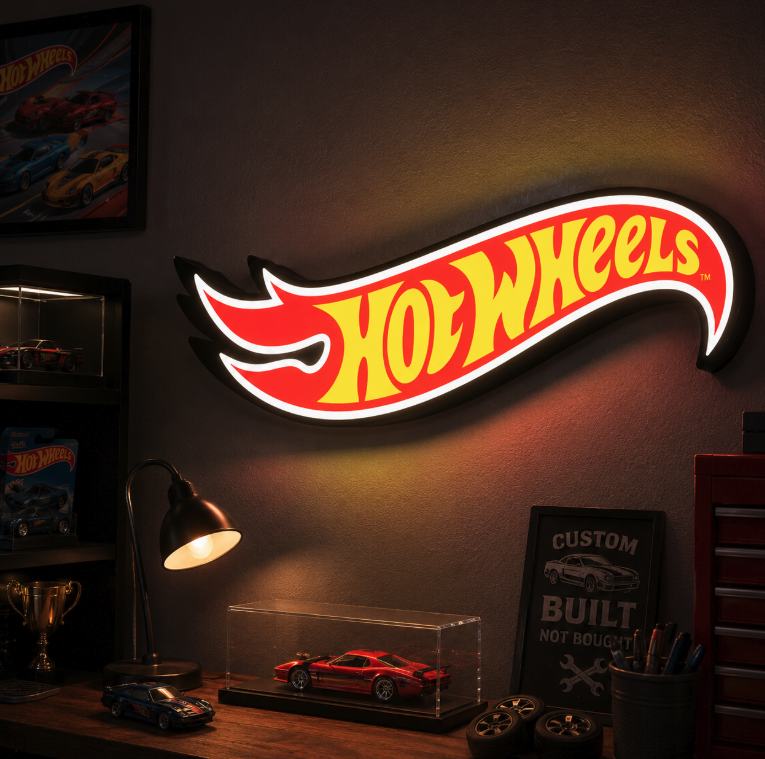 Hotwheels LED Lightbox | Multicolor 3D Printable 3MF