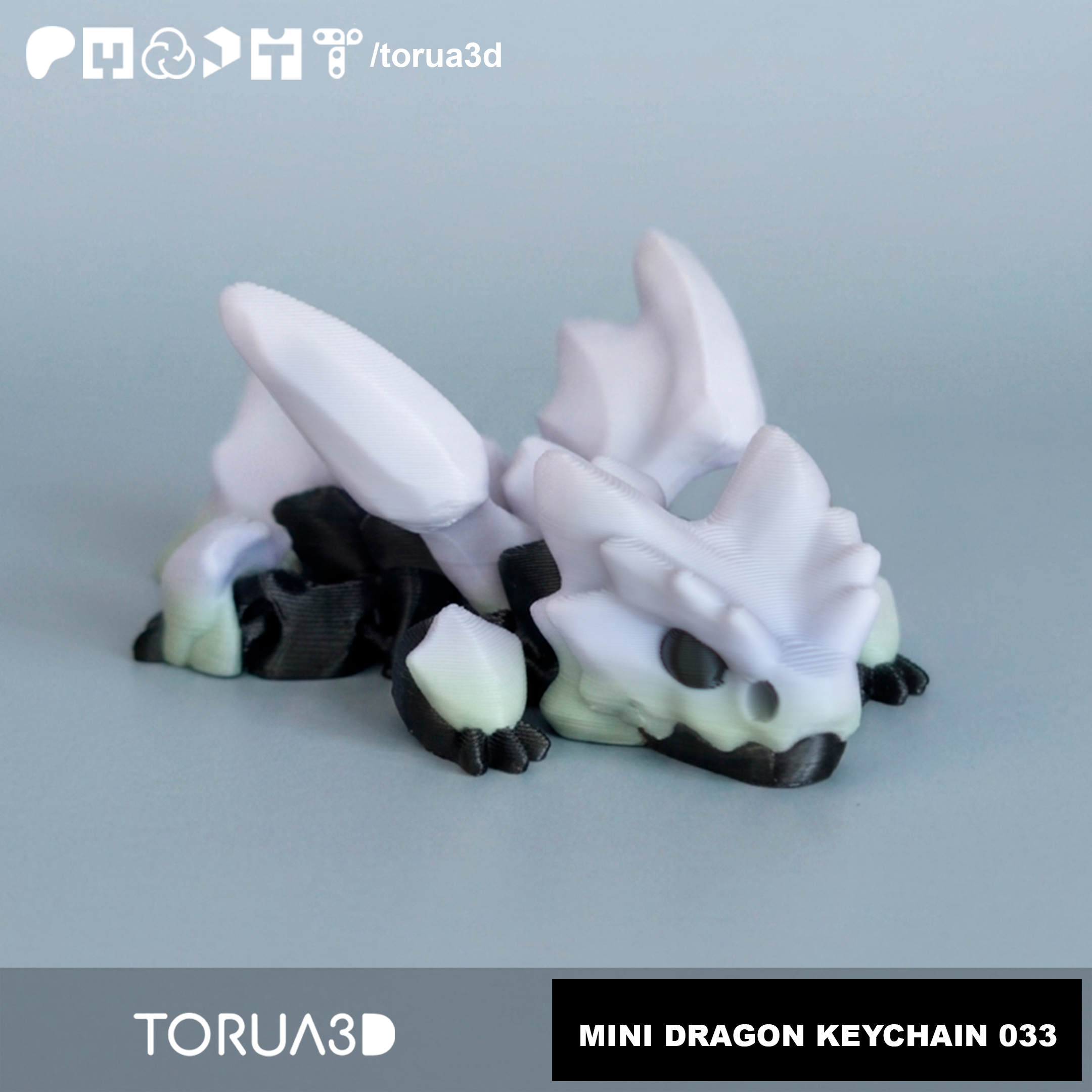 Mini dragon keychain 033