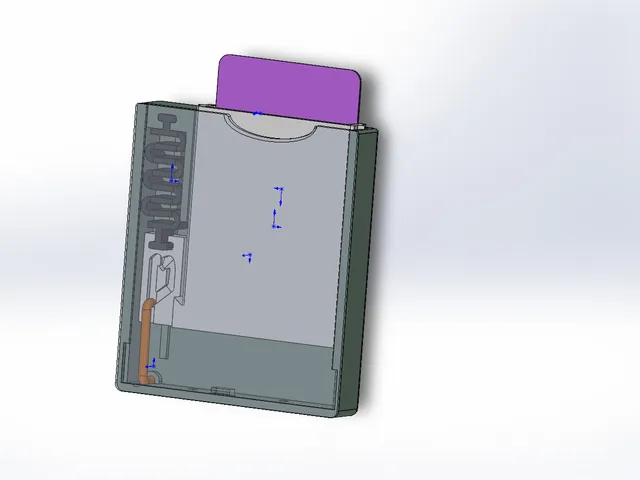Concealed card holder