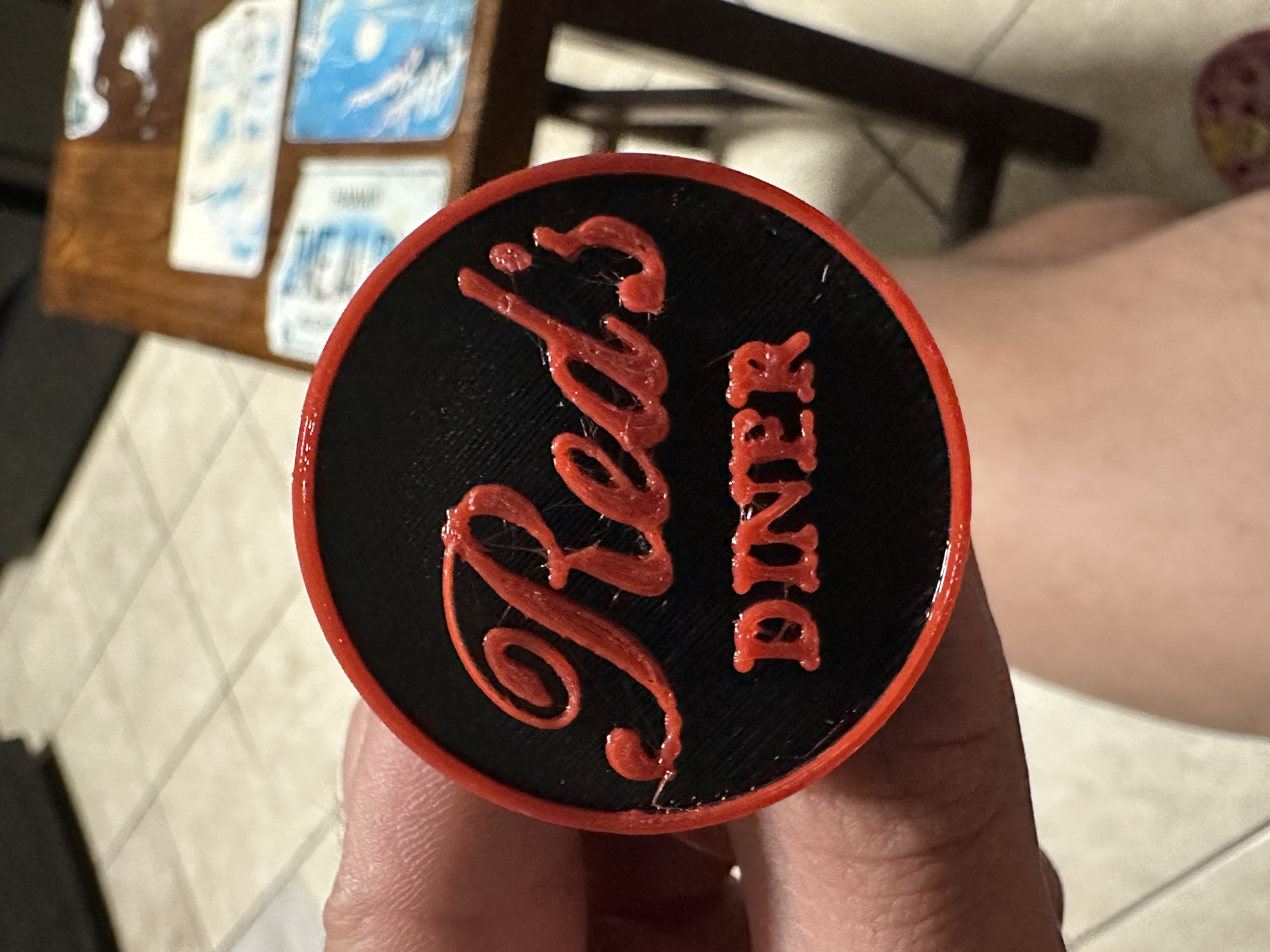 Buttplug fridge Magnet w/ interchangeable magnetic back plates