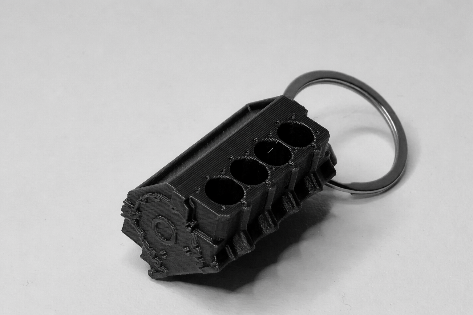 V8 keychain 3D model