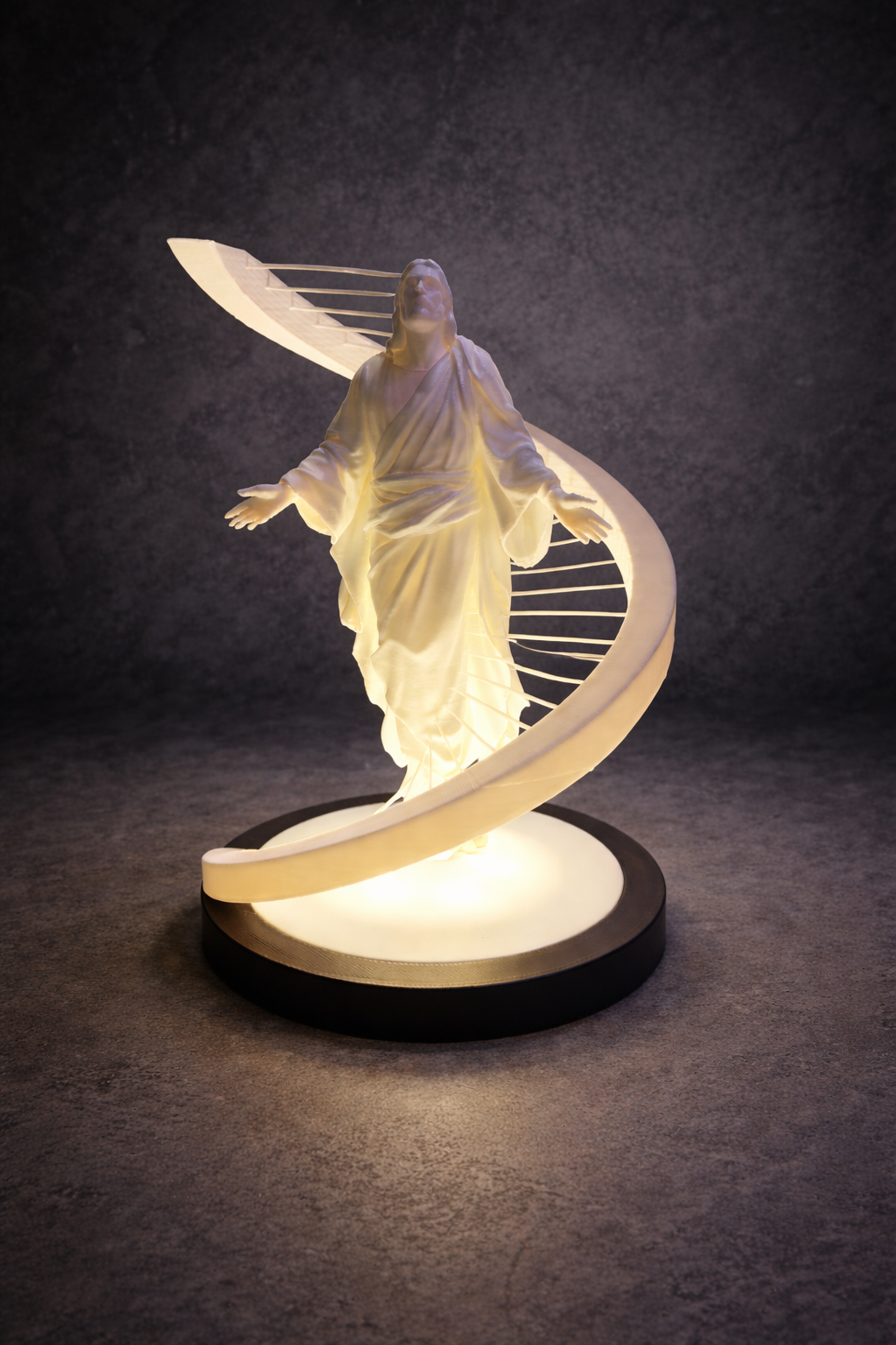 Miniatura 2 do modelo 3D Easter – Jesus’ Resurrection Suspended String Art