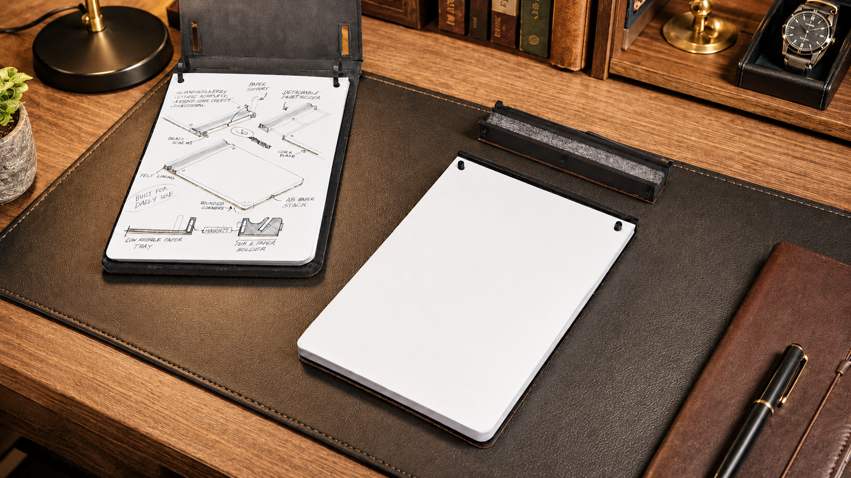 Premium Modular Note Taking System – Notepad & Refillable Notebook Bundle — miniatura 9