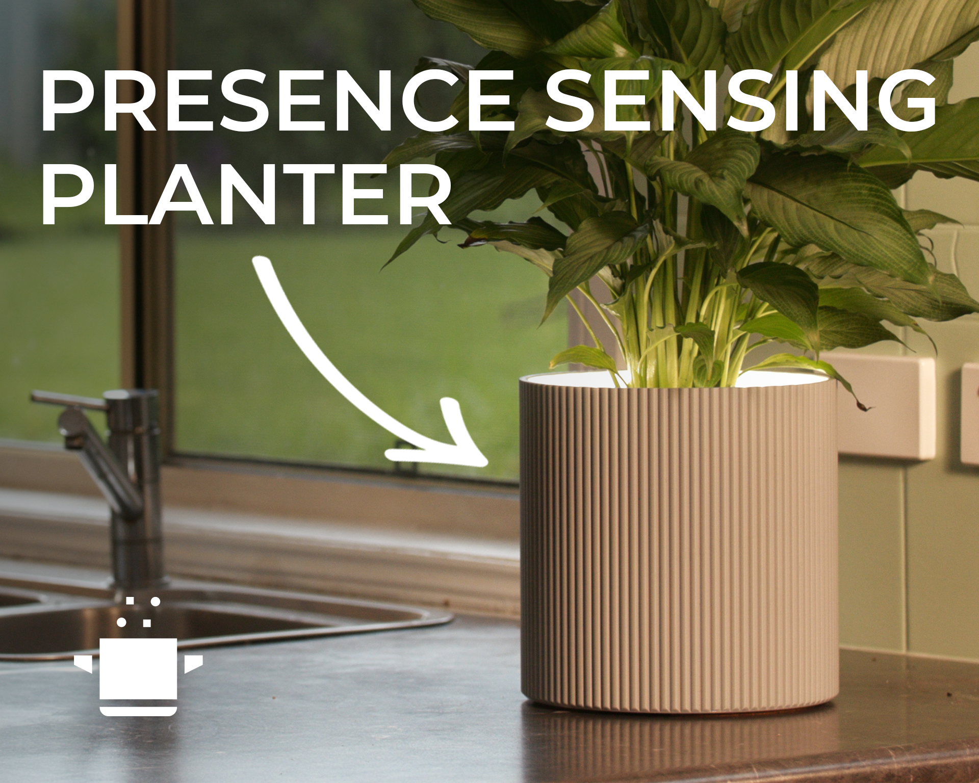 Presence Sensing Planter