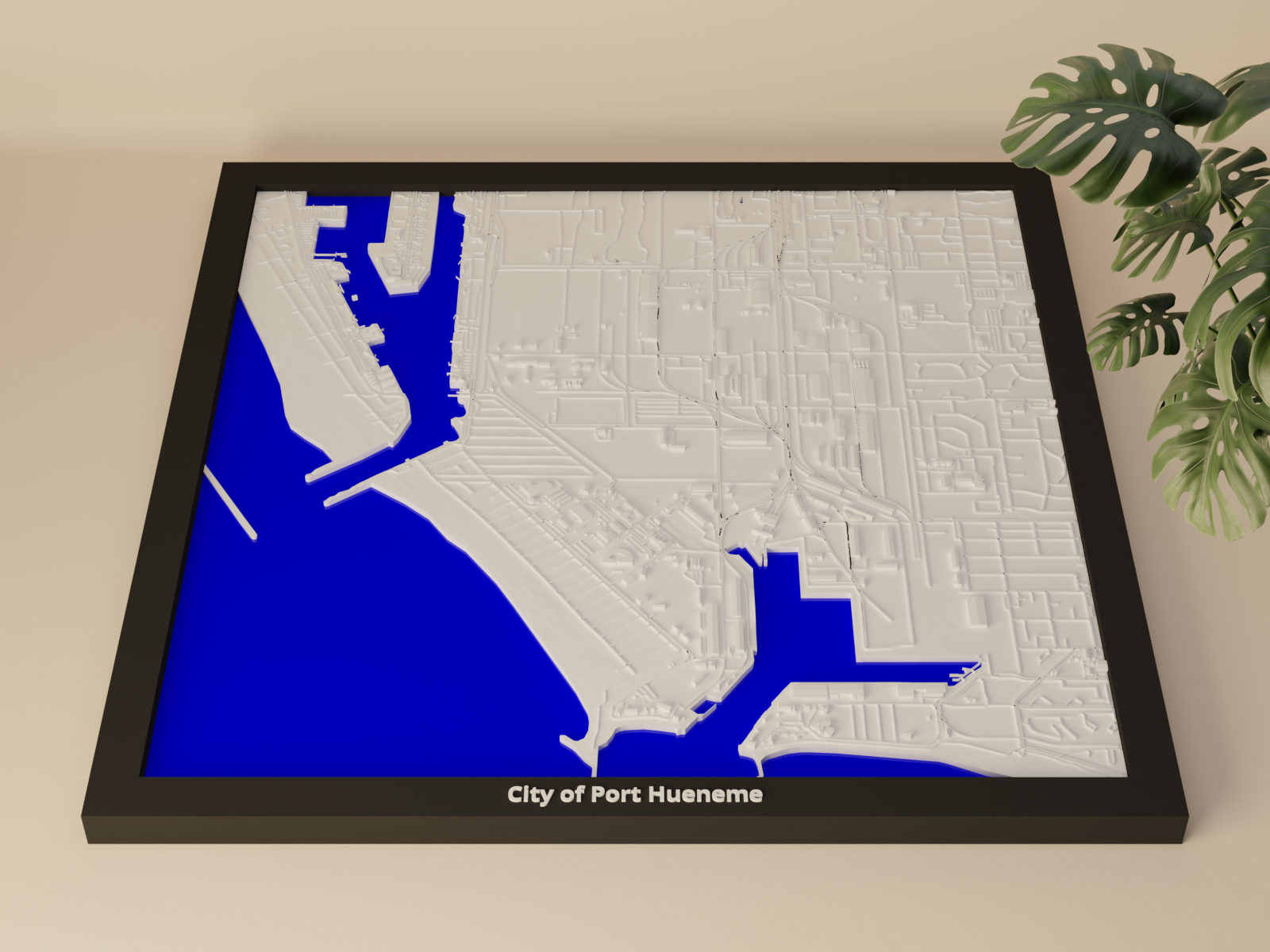 City of Port Hueneme, United States - 3D Miniature
