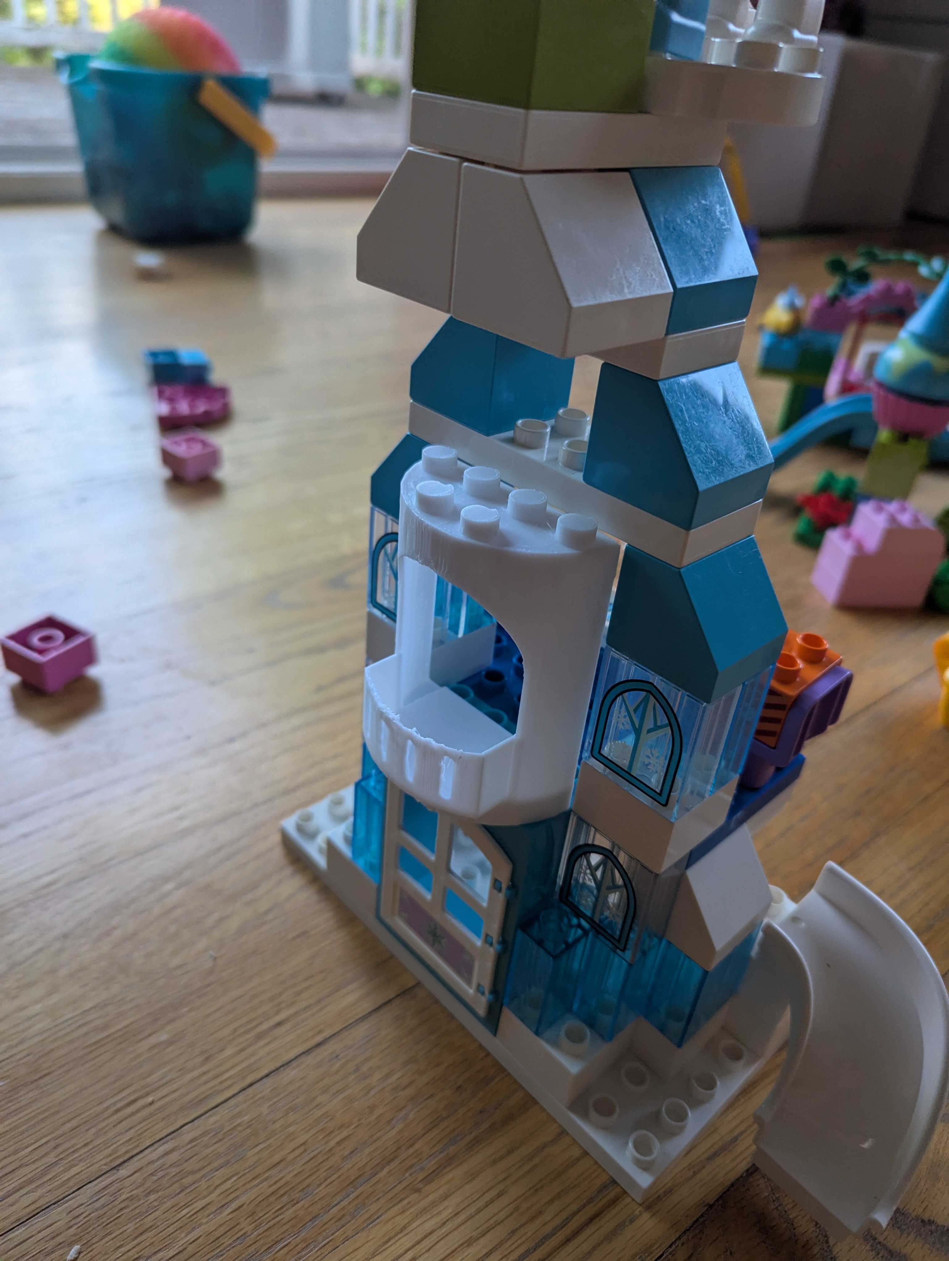 Lego duplo "Frozen Ice Castle" Balcony. # 6258900