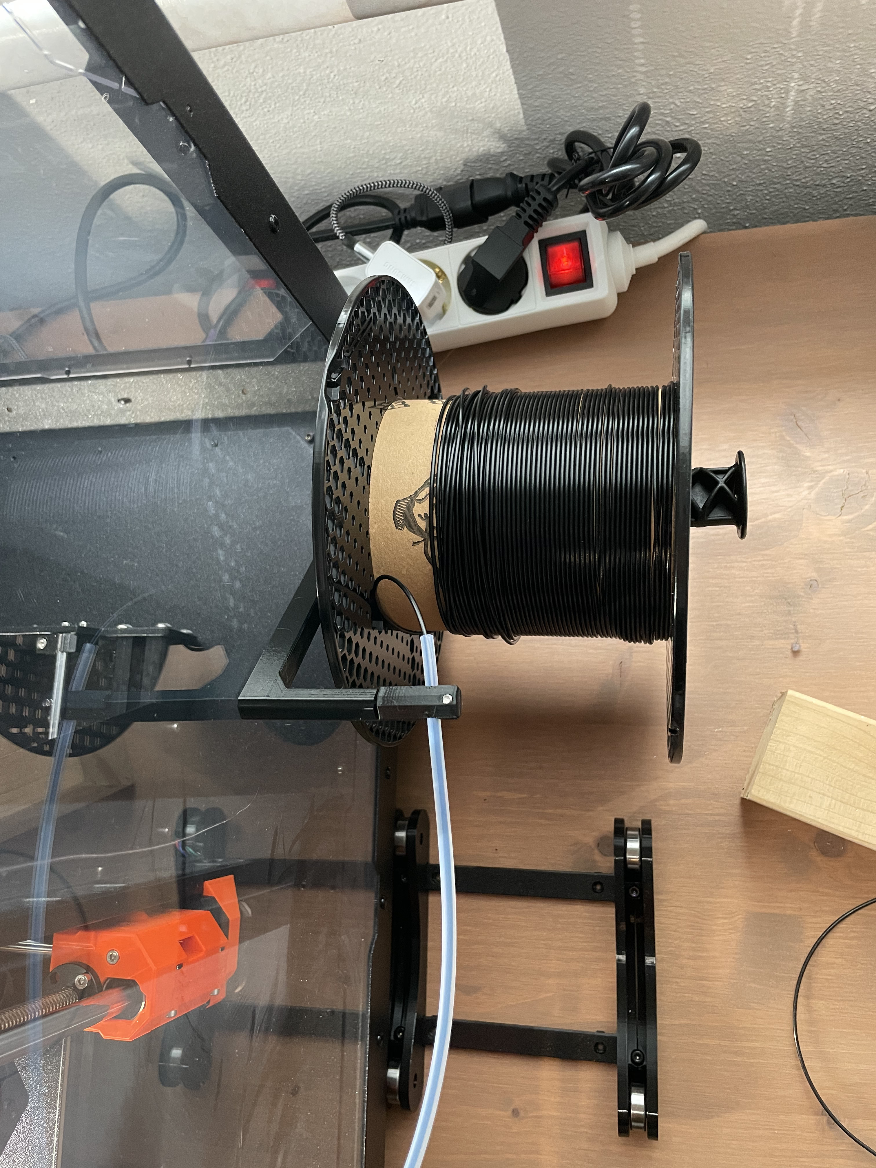 MMU3 Enclosure Addon - Adapter for injection moulded spoolholder