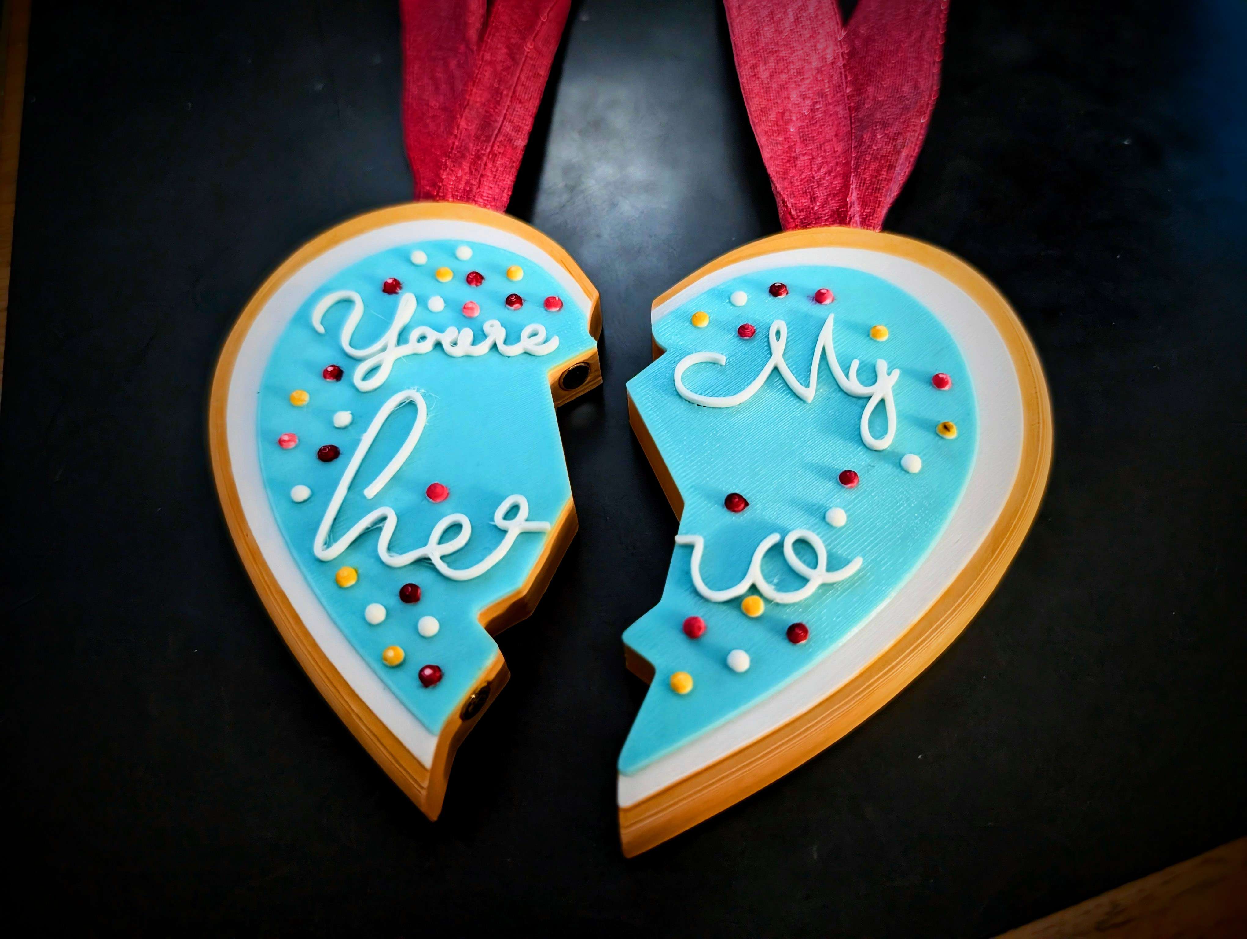 Wreck-it Ralph - Heart Cookie w/magnet
