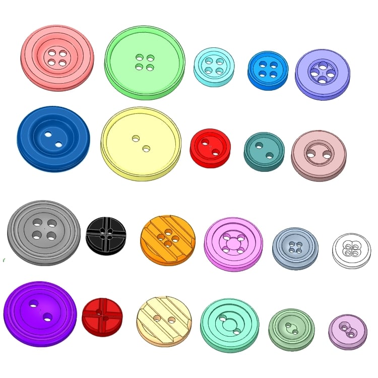 Real Shirt Buttons