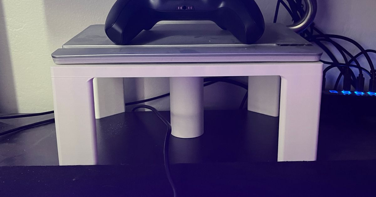 Desktop/Monitor Stand/Riser 250x190x100 by hirt.3dprint Download free