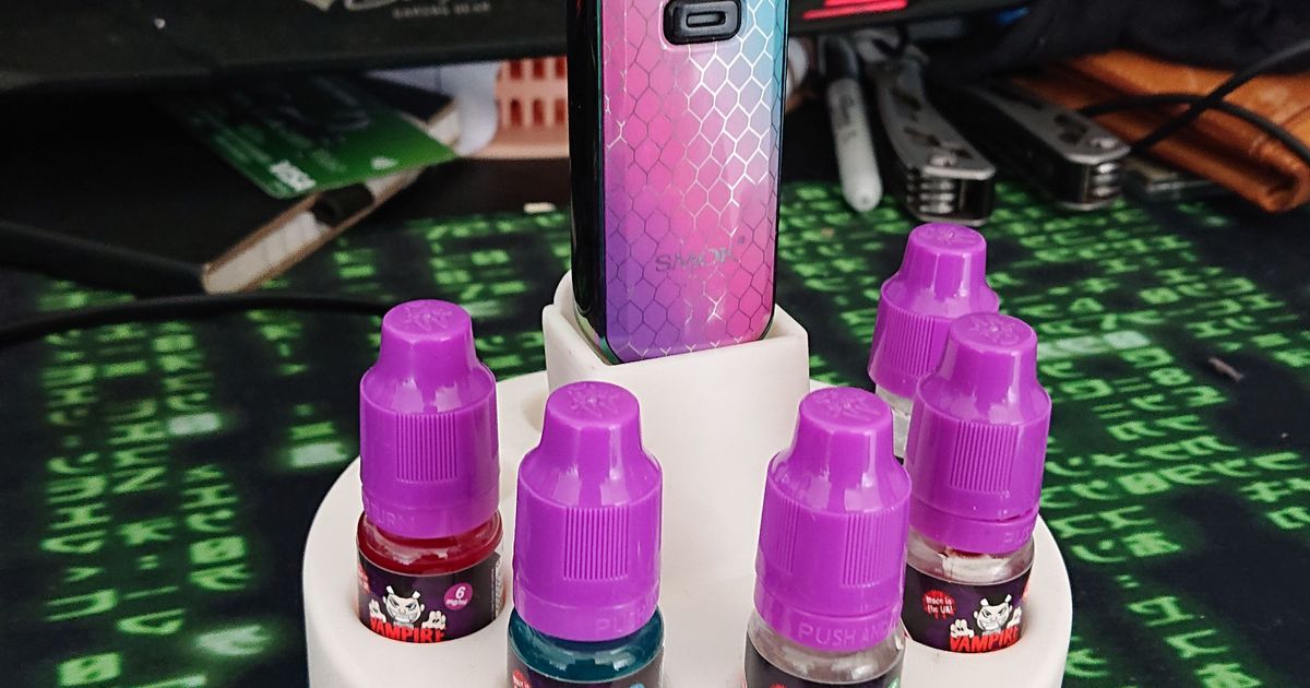 SMOK NORD 2 vape holder with Oil bottles holder od autora