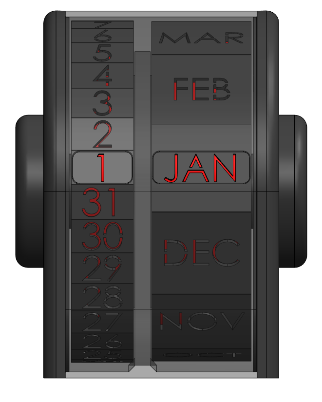 Rotary Calendar By Biskup Download Free STL Model Printables