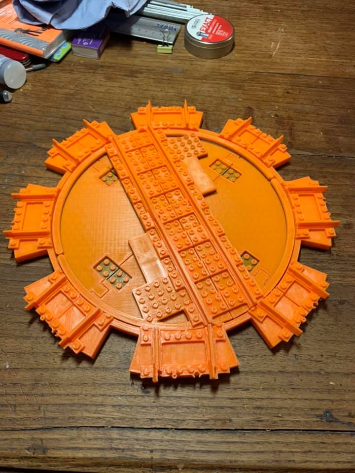 Legobahn Drehteller