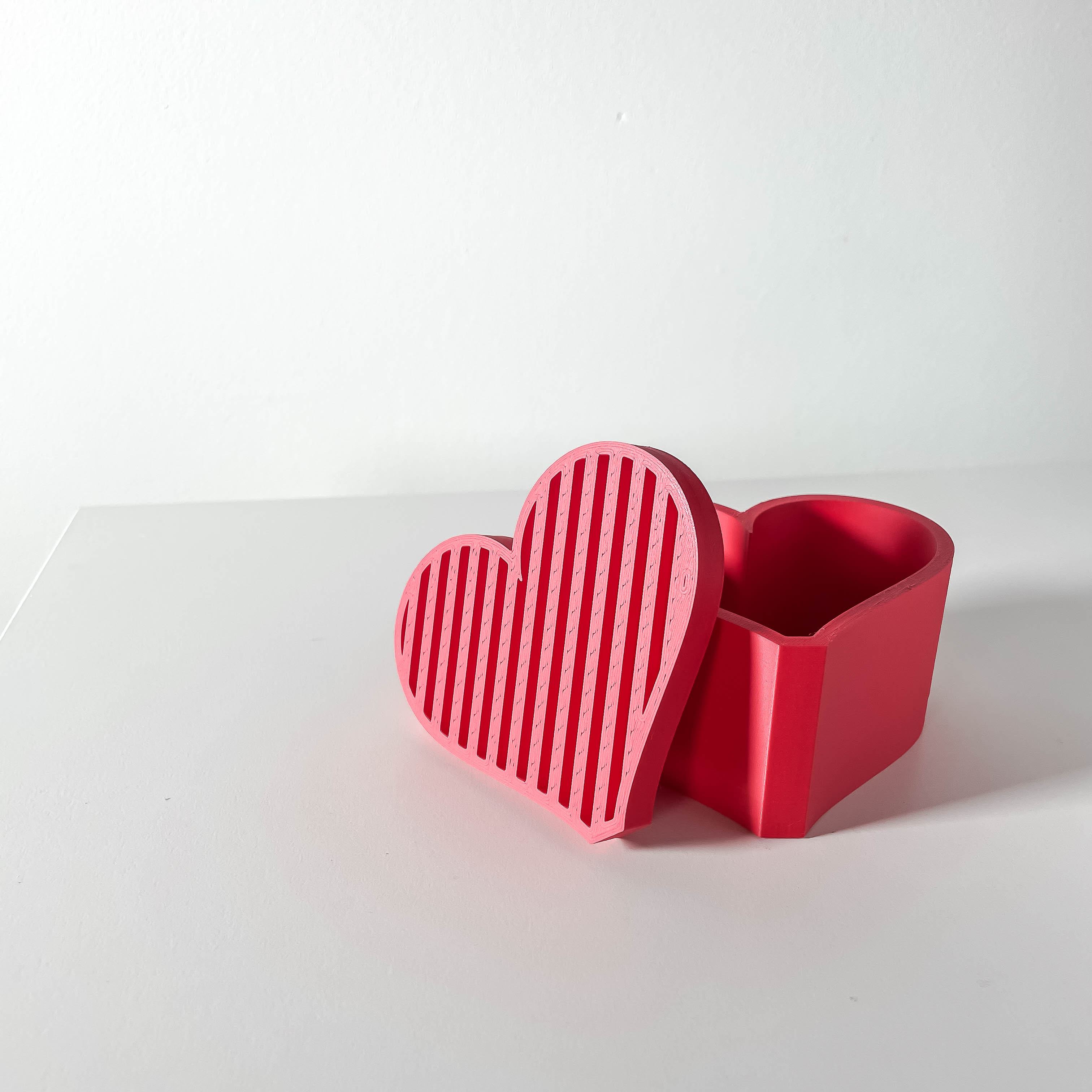 Heart Storage Container Desk Organizer and Misc Holder Modern