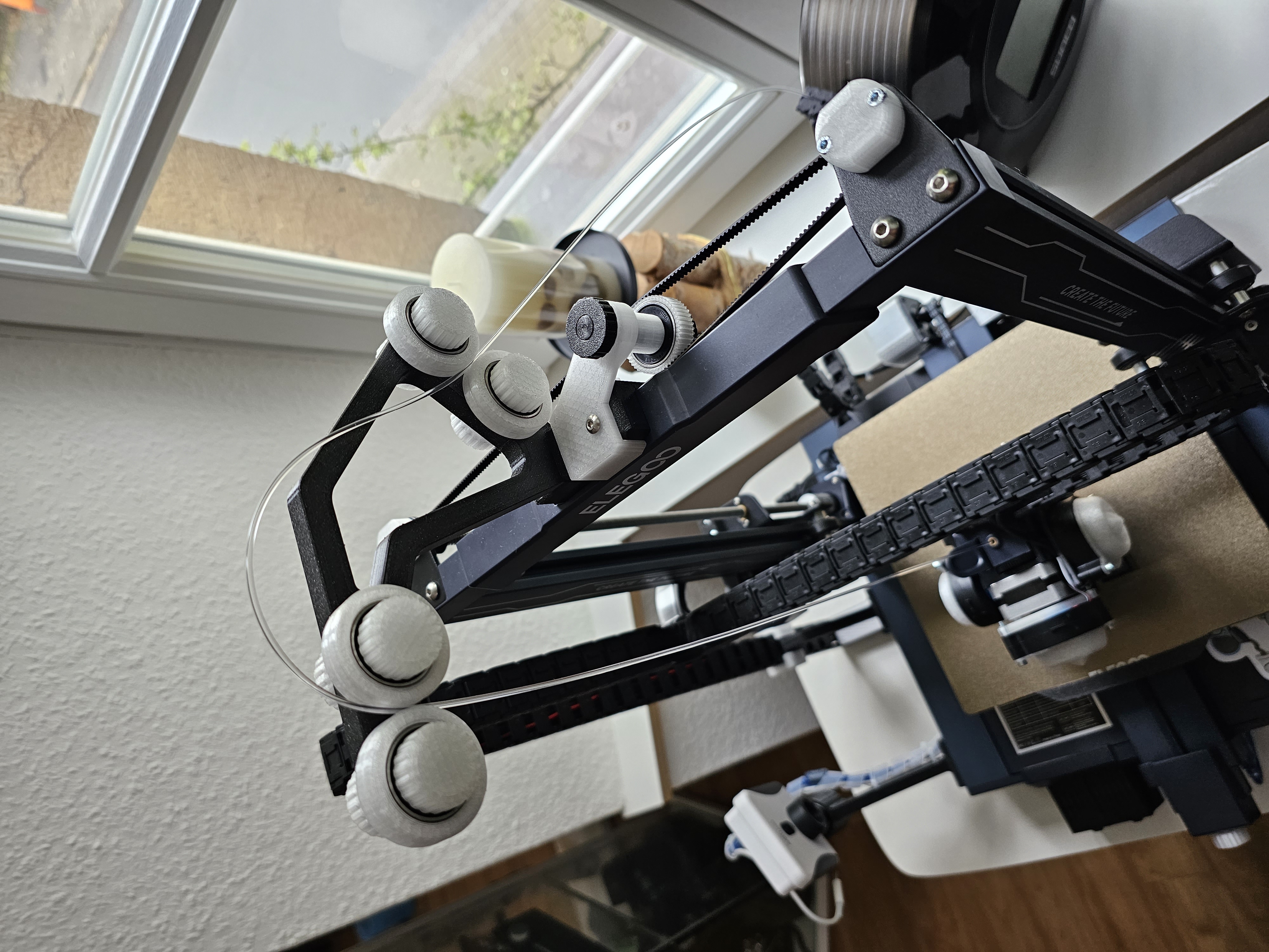 ELEGOO Neptune 3 Pro Filament Umlenkung/ Filament guide; Z-Axis belt tensioner