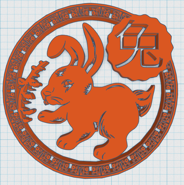 Chinese Zodiac - Rabbit by Peter Ennist | Download free STL model ...